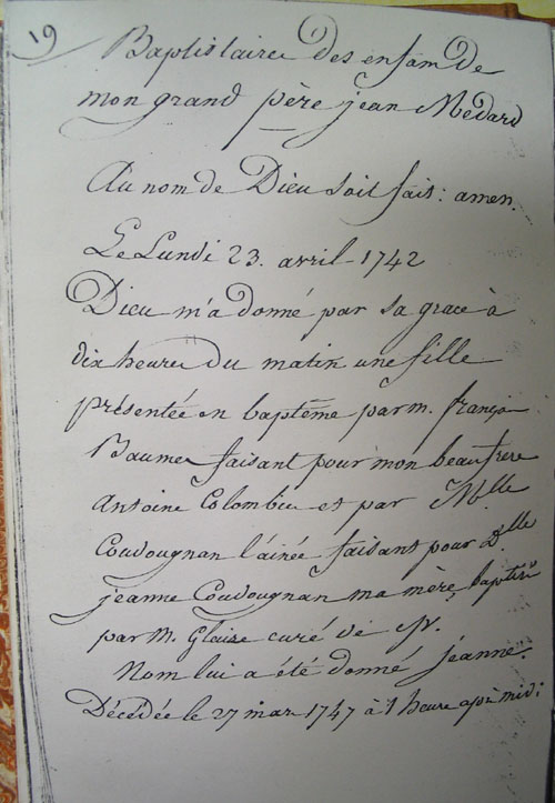 Baptistaire page 19